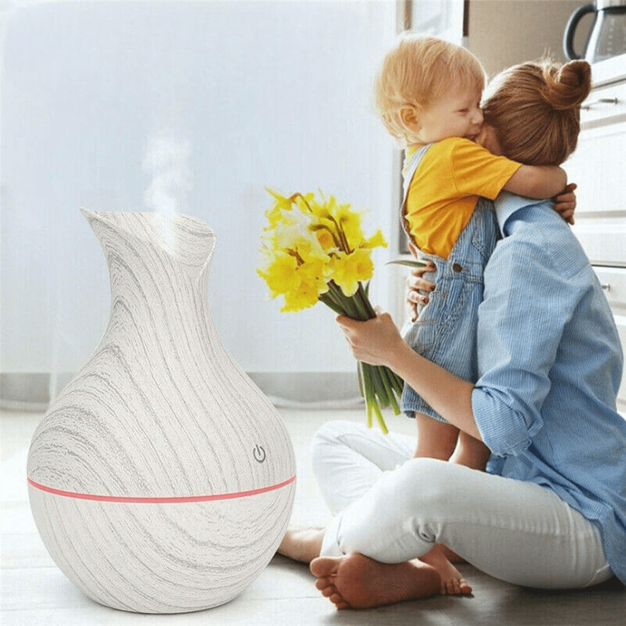 Diffuseur d'Huiles Essentielles - EssentialOilDiffuser™ - Blanc - SenteurZen