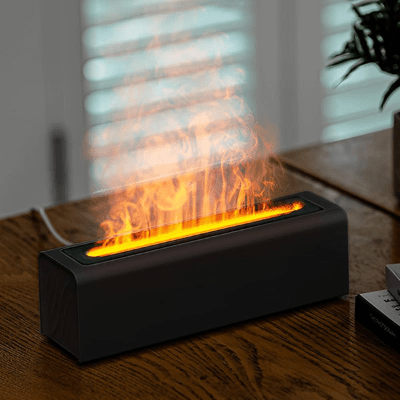 Diffuseur - EssentialDiffuserFlame™ - Noir - SenteurZen