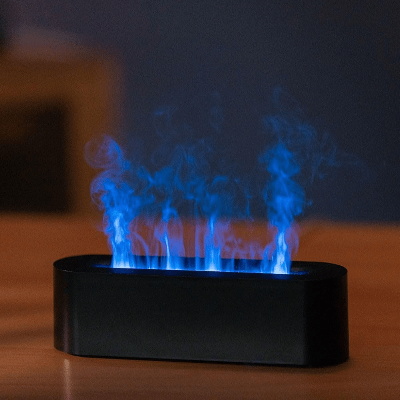 Diffuseur - EssentialDiffuserFlame™ - Noir&Bleu - SenteurZen