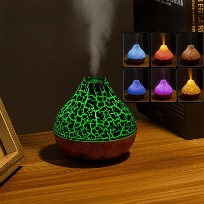 Humidificateur - VolcanoMist™ - Noir - SenteurZen